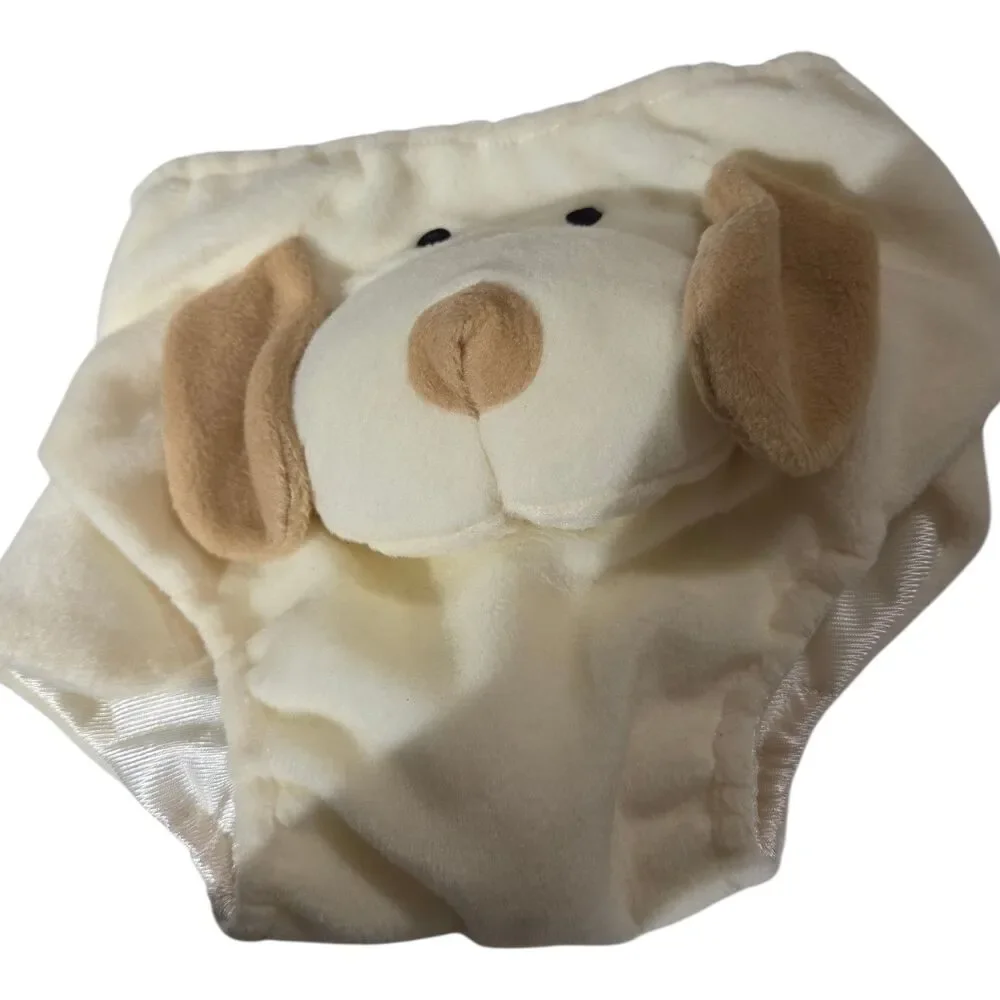 Baby&More Baby 3D Puppy Dog Plush Diaper Cover / Bloomer 6-24M